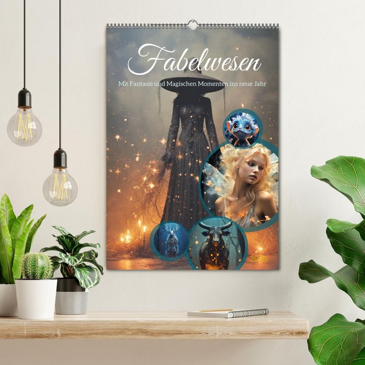 Produktbild: Fabelwesen (Wandkalender 2026 DIN A2 hoch), CALVENDO Monatskalender