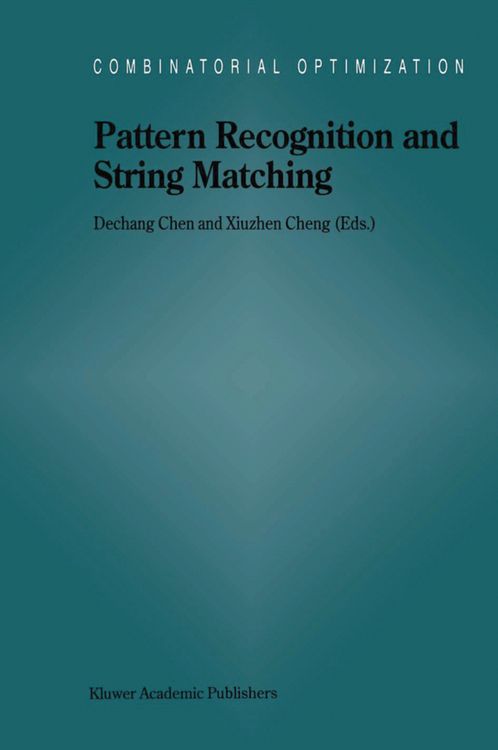 Produktbild: Pattern Recognition and String Matching