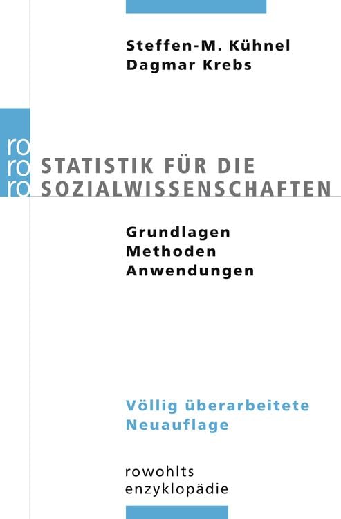 Produktbild: Statistik für die Sozialwissenschaften. rororo Enzyklopädie,  Band 55639