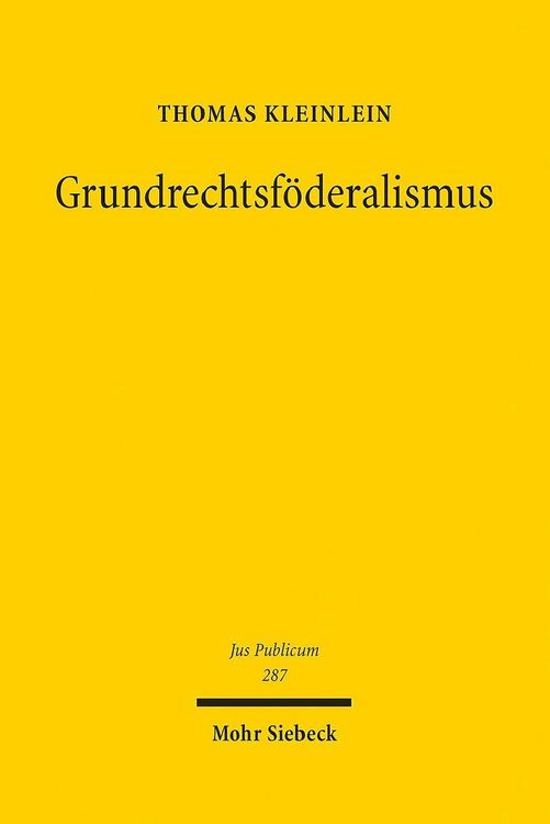 Produktbild: Grundrechtsf&ouml;deralismus