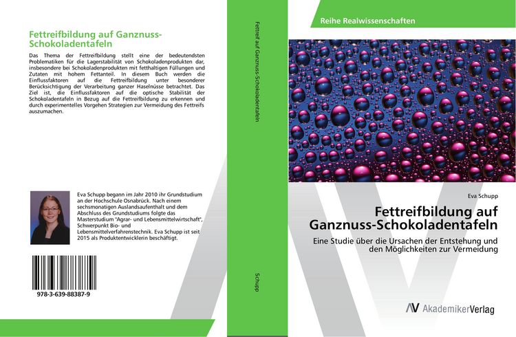 Produktbild: Fettreifbildung auf Ganznuss-Schokoladentafeln