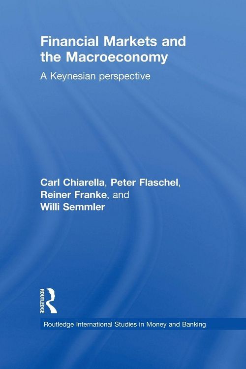 Produktbild: Financial Markets and the Macroeconomy