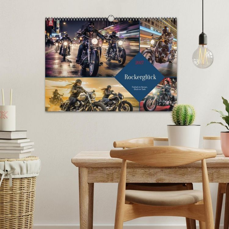 Produktbild: Rockergl&uuml;ck (Wandkalender 2027 DIN A3 quer), CALVENDO Monatskalender