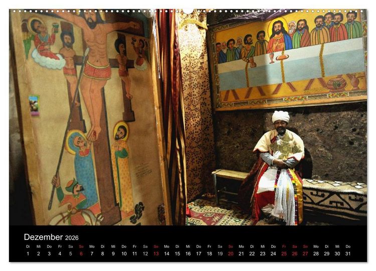 Produktbild: &Auml;thiopien Impressionen (hochwertiger Premium Wandkalender 2026 DIN A2 quer), Kunstdruck in Hochglanz