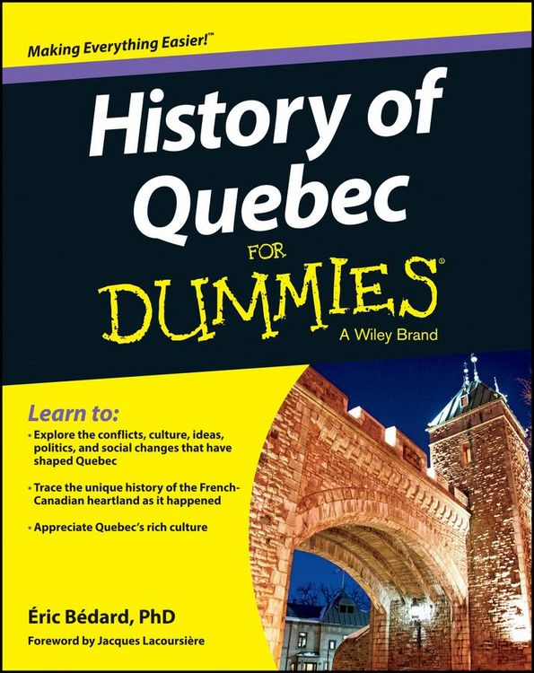 Produktbild: History of Quebec For Dummies
