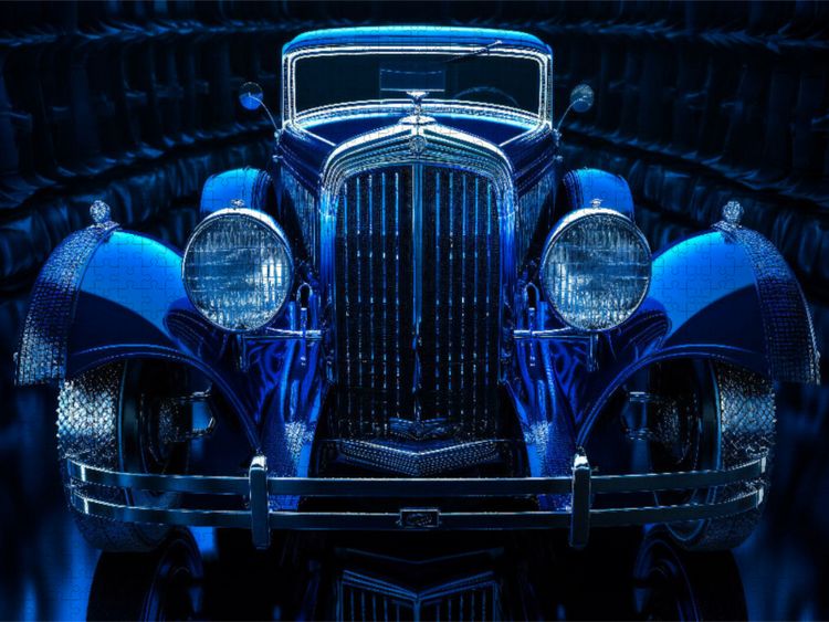 Produktbild: CALVENDO Puzzle Ein Motiv aus dem Kalender Surreale Oldtimer | 1000 Teile Lege-Gr&ouml;&szlig;e 64x48cm Foto-Puzzle f&uuml;r gl&uuml;ckliche Stunden