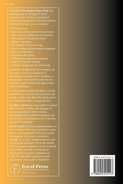 Produktbild: Practical Newspaper Reporting