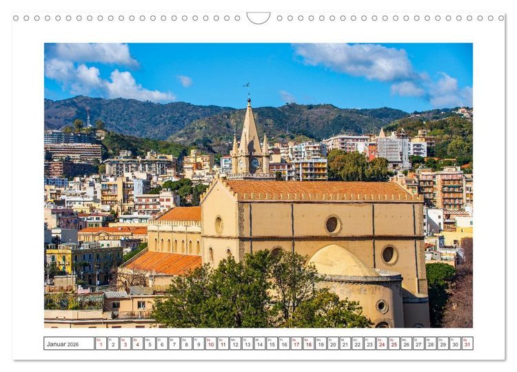 Produktbild: Messina - bezaubernde K&uuml;stenstadt (Wandkalender 2026 DIN A3 quer), CALVENDO Monatskalender
