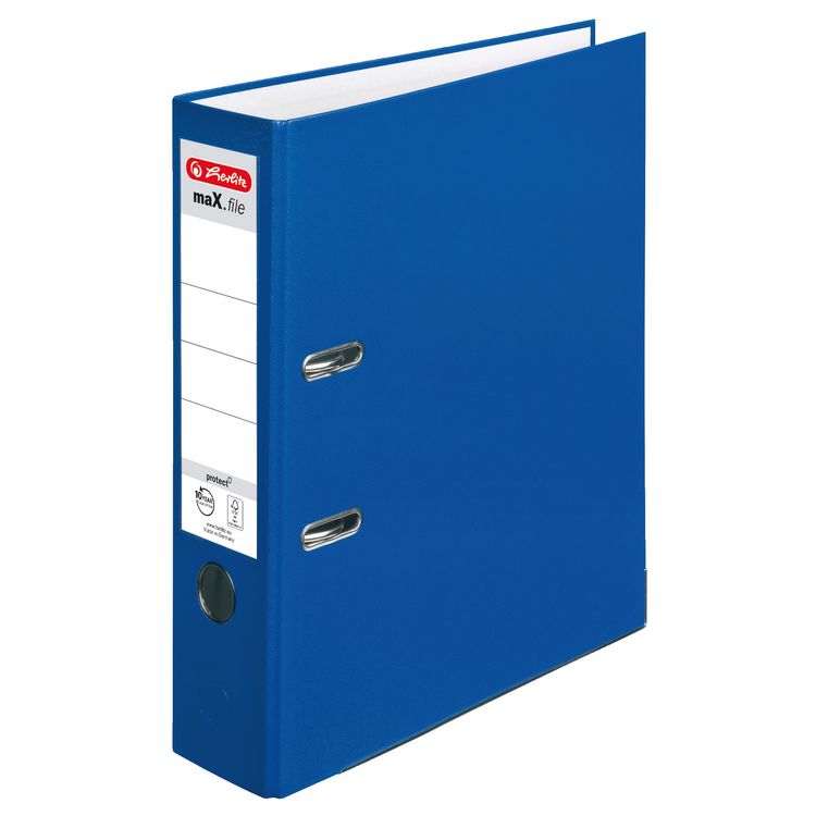 Produktbild: Herlitz Ordner maX.file protect A4 8cm blau