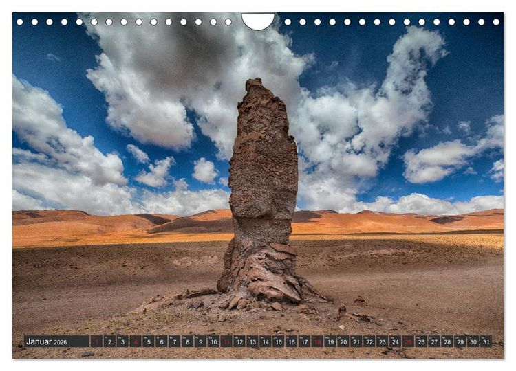 Produktbild: Traumwelt Chile (Wandkalender 2026 DIN A4 quer), CALVENDO Monatskalender