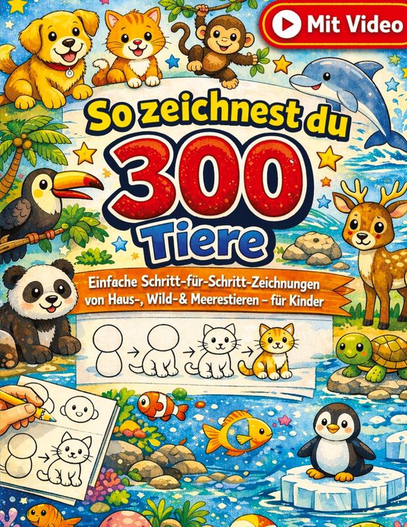 Produktbild: Mikulaschek, D: So zeichnest du 300 Tiere