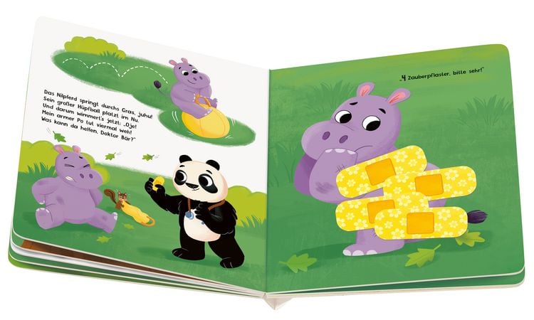 Produktbild: Play+ Mein lustiges Spielbuch Pflaster her, sagt Doktor B&auml;r - ab 2 Jahre
