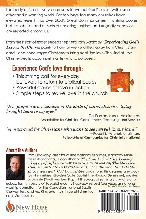 Produktbild: Experiencing God's Love in the Church: The Missing Ingredient in Today's Church and How to Bring It Back