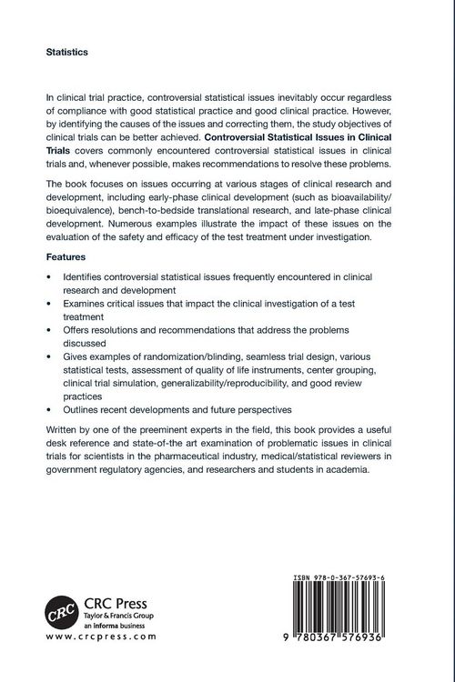 Produktbild: Controversial Statistical Issues in Clinical Trials