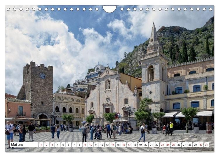 Produktbild: Sizilien - Wo der S&uuml;den leuchtet (Wandkalender 2026 DIN A4 quer), CALVENDO Monatskalender