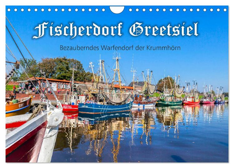 Produktbild: Fischerdorf Greetsiel (Wandkalender 2026 DIN A4 quer), CALVENDO Monatskalender