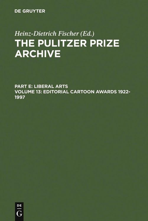 Produktbild: Editorial Cartoon Awards 1922-1997