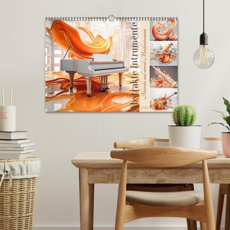 Produktbild: Abstrakte Instrumente (Wandkalender 2026 DIN A3 quer), CALVENDO Monatskalender