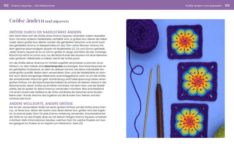 Produktbild: Granny Squares &ndash; Die H&auml;kelschule