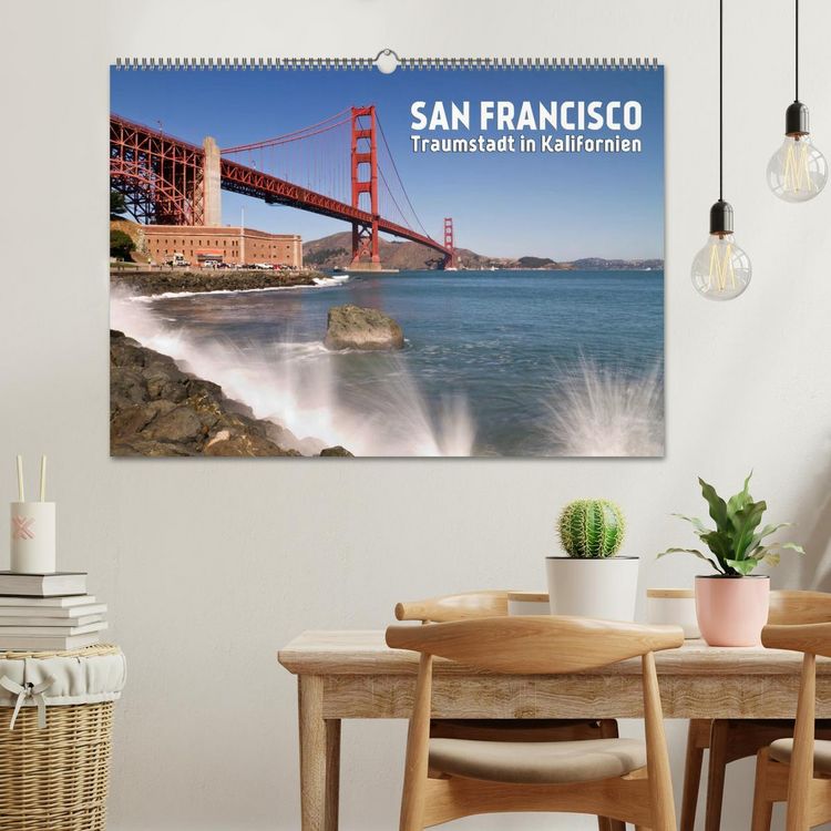 Produktbild: San Francisco - Traumstadt in Kalifornien (Wandkalender 2026 DIN A2 quer), CALVENDO Monatskalender