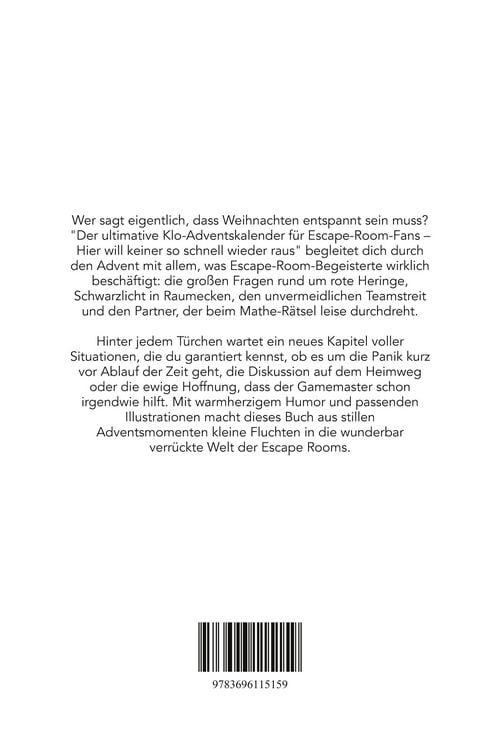 Produktbild: Der ultimative Klo-Adventskalender f&uuml;r Escape-Room-Fans