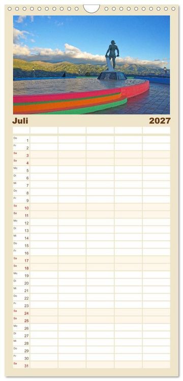 Produktbild: Familienplaner 2027 - Entdecke Ecuador mit 5 Spalten (Wandkalender, 21 x 45 cm) CALVENDO