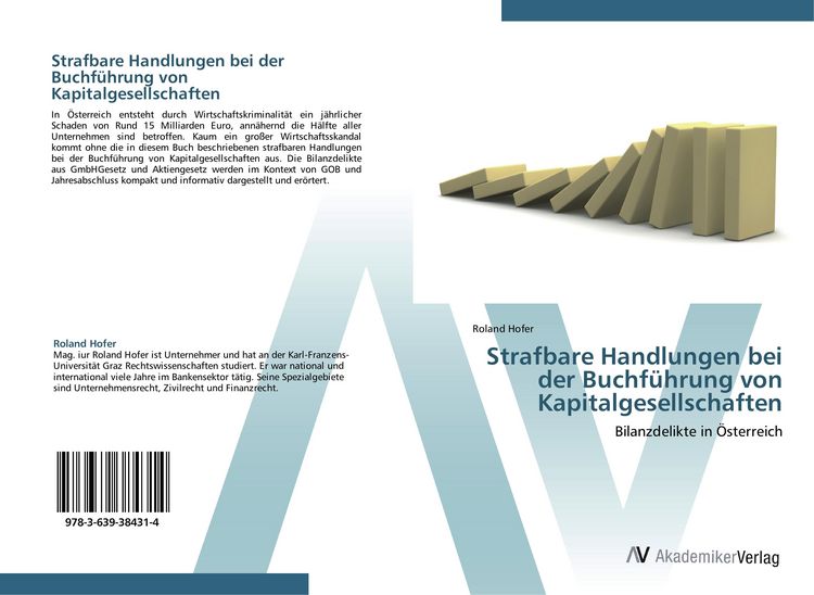 Produktbild: Strafbare Handlungen bei der Buchf&uuml;hrung von Kapitalgesellschaften