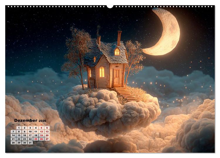 Produktbild: Ein Zuhause ist kein Winkelma&szlig;, sondern ein Gef&uuml;hl (Wandkalender 2026 DIN A2 quer), CALVENDO Monatskalender