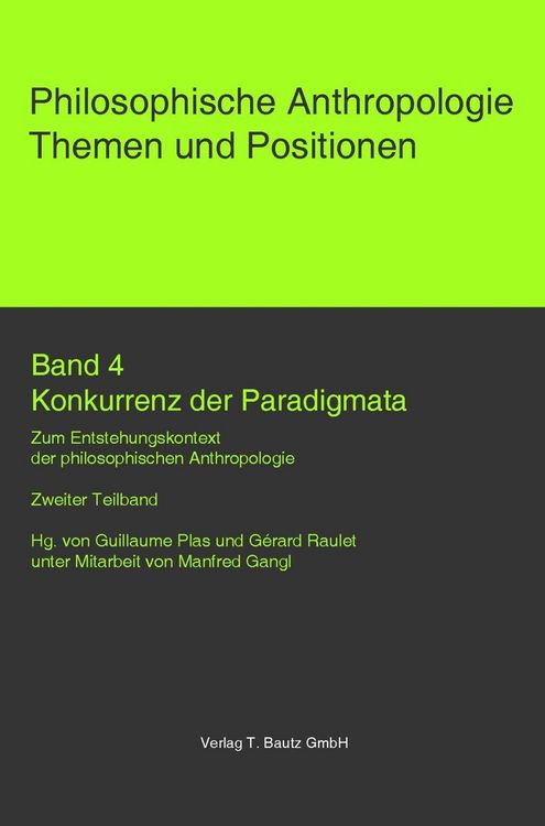 Produktbild: Konkurrenz der Paradigmata.