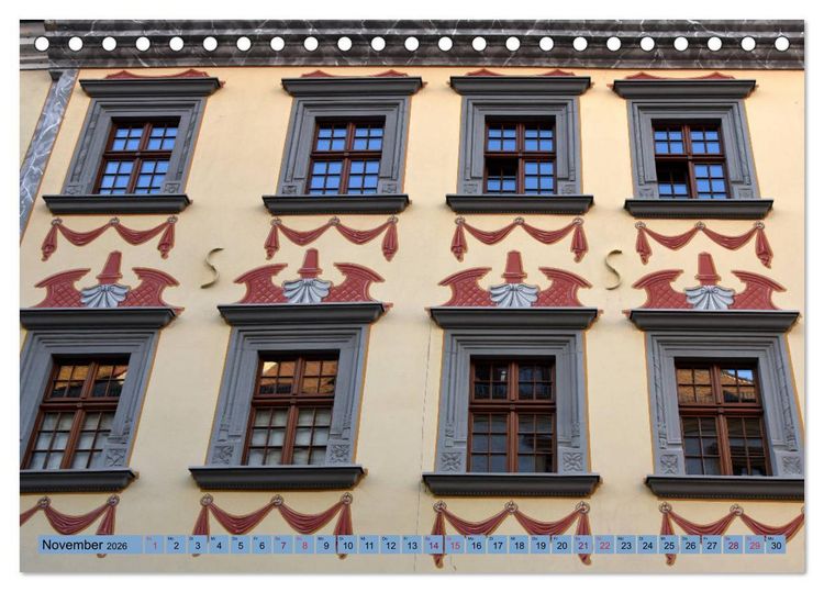 Produktbild: Fassadenreichtum in G&ouml;rlitz (Tischkalender 2026 DIN A5 quer), CALVENDO Monatskalender