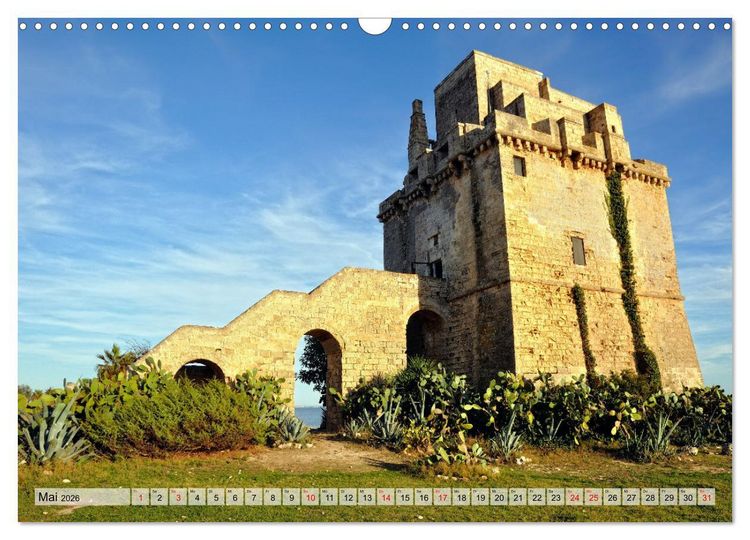 Produktbild: il Salento Kulturlandschaft zwischen zwei Meeren (Wandkalender 2026 DIN A3 quer), CALVENDO Monatskalender