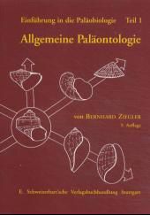 Produktbild: Einführung in die Paläobiologie, Teil 1