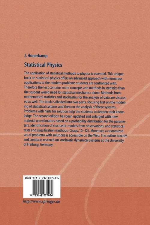 Produktbild: Statistical Physics