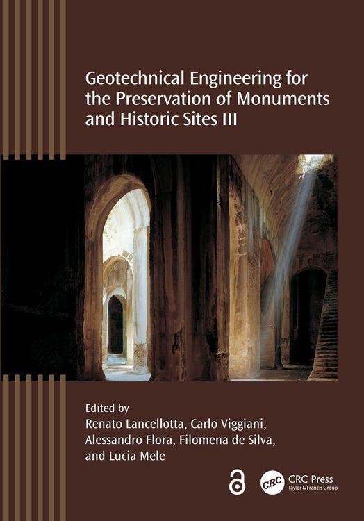Produktbild: Geotechnical Engineering for the Preservation of Monuments and Historic Sites III