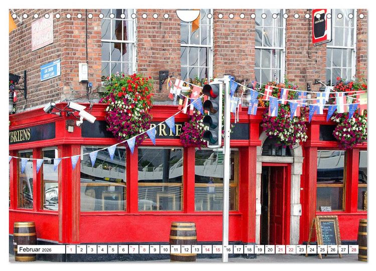 Produktbild: Dublin - Facettenreiche Metropole (Wandkalender 2026 DIN A4 quer), CALVENDO Monatskalender