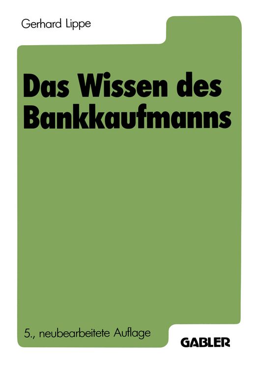 Produktbild: Das Wissen des Bankkaufmanns