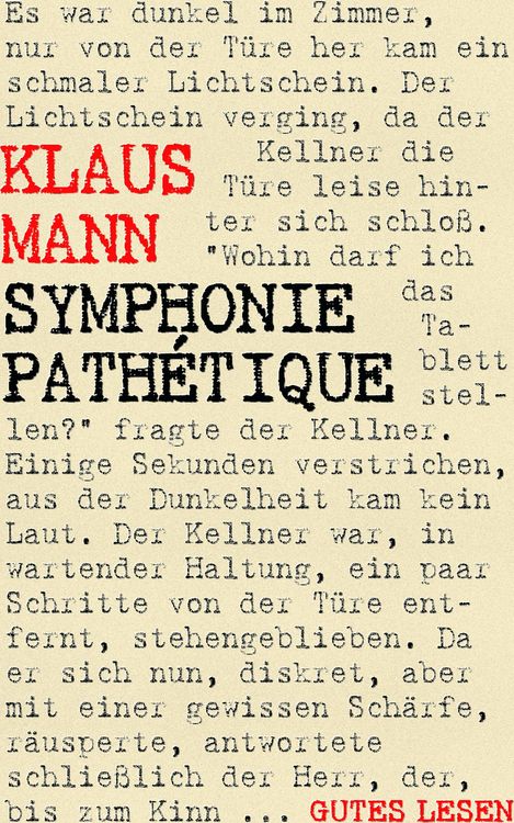 Symphonie Pathétique - Tschaikowski-Roman