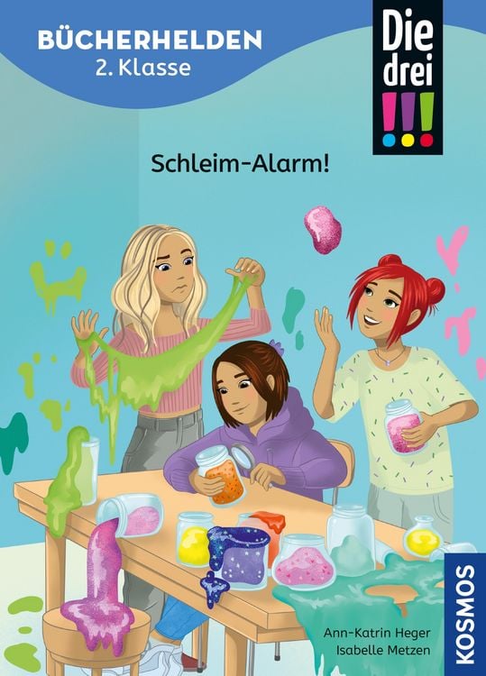 Produktbild: Die drei !!!, B&uuml;cherhelden 2. Klasse, Schleim-Alarm! (drei Ausrufezeichen)