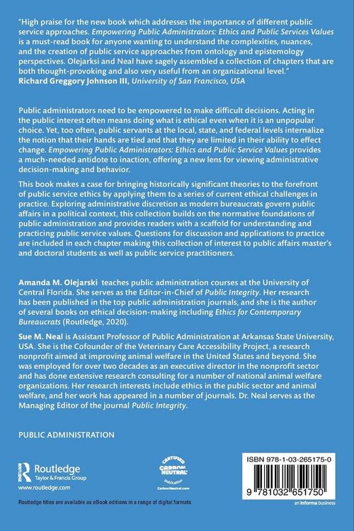 Produktbild: Empowering Public Administrators