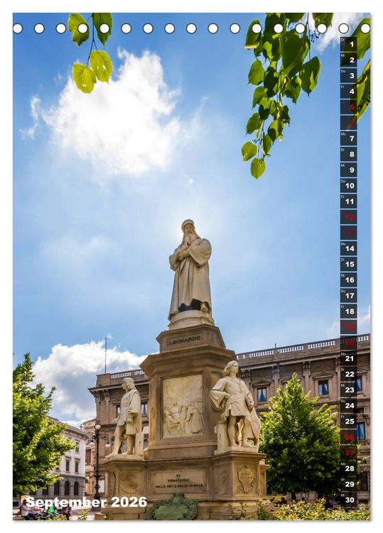 Produktbild: MAILAND Prachtvolle Impressionen (Tischkalender 2026 DIN A5 hoch), CALVENDO Monatskalender