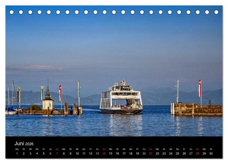 Produktbild: Von Schaffhausen zum S&auml;ntis (Tischkalender 2026 DIN A5 quer), CALVENDO Monatskalender
