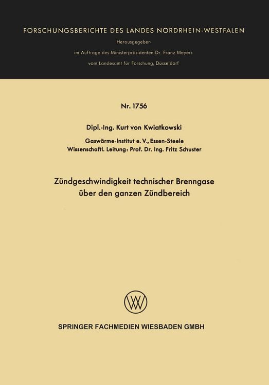 Produktbild: Z&uuml;ndgeschwindigkeit technischer Brenngase &uuml;ber den ganzen Z&uuml;ndbereich