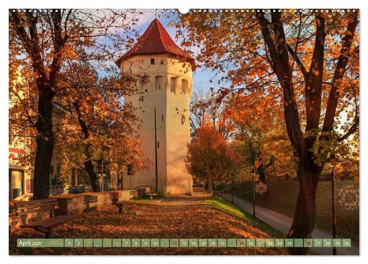 Produktbild: Zauberhaftes Sibiu - Die Perle Siebenb&uuml;rgens in Rum&auml;nien (Wandkalender 2026 DIN A2 quer), CALVENDO Monatskalender