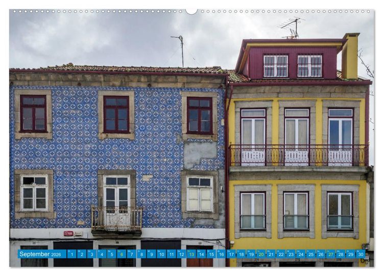 Produktbild: Porto & das Douro-Tal (Wandkalender 2026 DIN A2 quer), CALVENDO Monatskalender