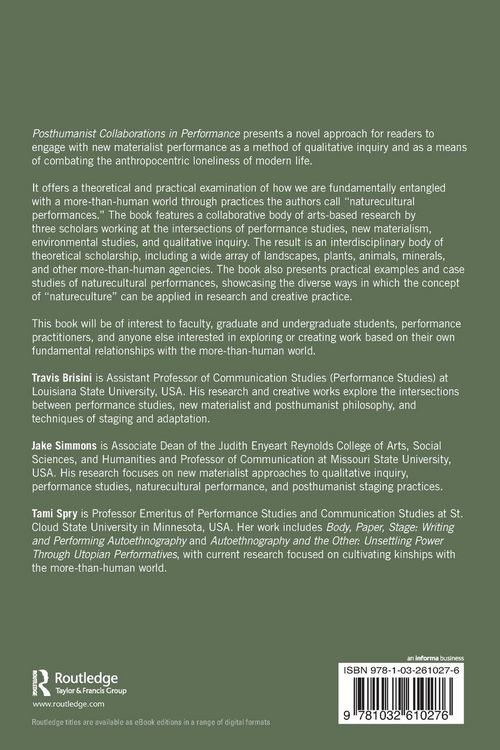 Produktbild: Posthumanist Collaborations in Performance