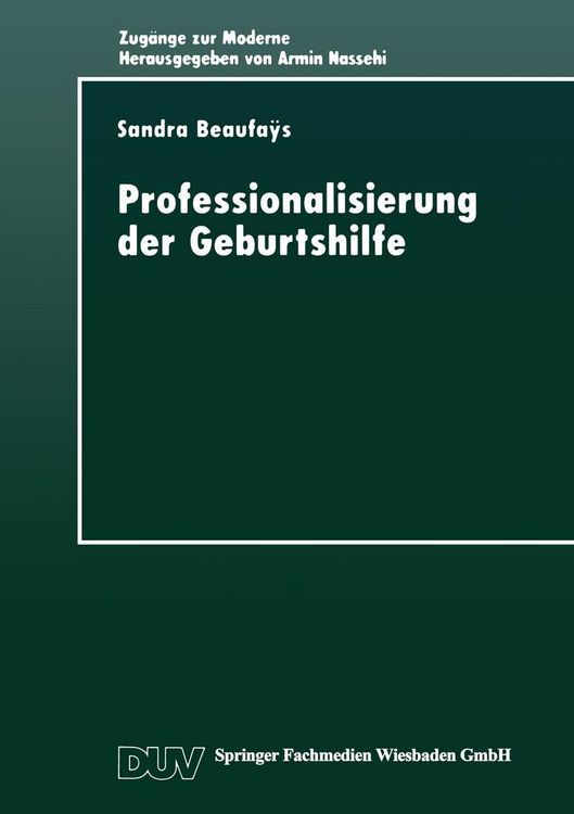 Produktbild: Professionalisierung der Geburtshilfe