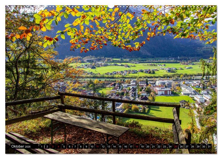 Produktbild: Golling an der Salzach (Wandkalender 2026 DIN A2 quer), CALVENDO Monatskalender