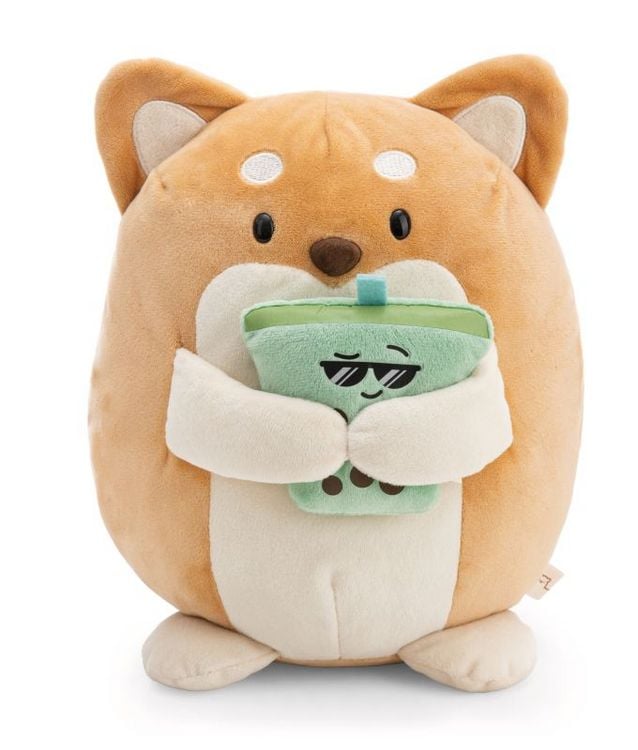 Produktbild: NICI Kuscheltier Hund Hiro mit Bubble Tea 27cm