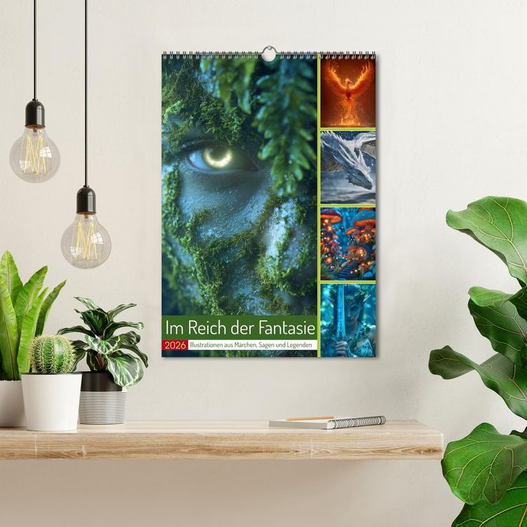 Produktbild: Im Reich der Fantasie (Wandkalender 2026 DIN A3 hoch), CALVENDO Monatskalender