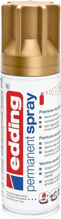 Produktbild: 5200 Permanent Spray, reichgold matt, 200ml Premium Acryllack